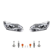 Set Fanali Adatto A per Ford Focus 11 04/11-09/14 + Leuchtmit. Sinistra Destra