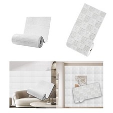 Pannelli murali decorativi e adesivi murali in schiuma XPE, finti mattoni, per