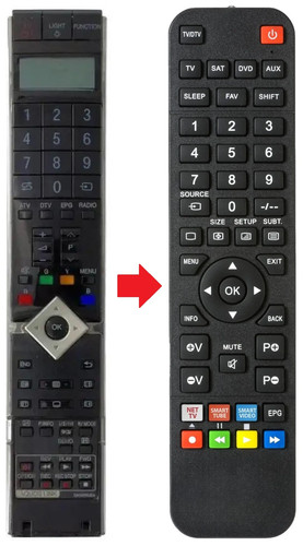 Telecomando adatto per sharp - telecomando,
