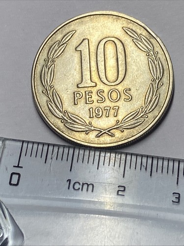 Cile pesos 1977 libertad - cile, 10