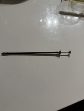 Cavo sgancio otturatore fotocamera meccanica vintage 17 cm metallo intrecciato nero