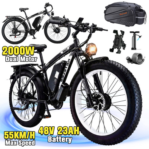 Bicicletta elettrica doppio