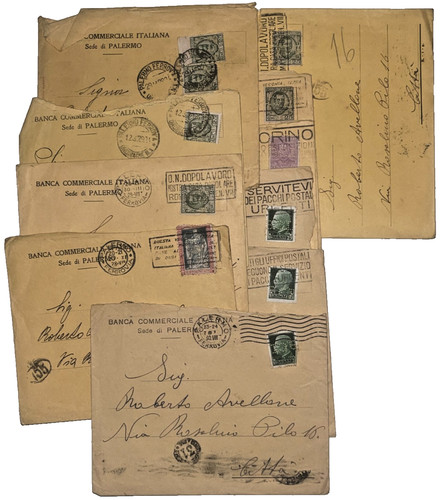Lotto buste viaggiate regno - viaggiate,