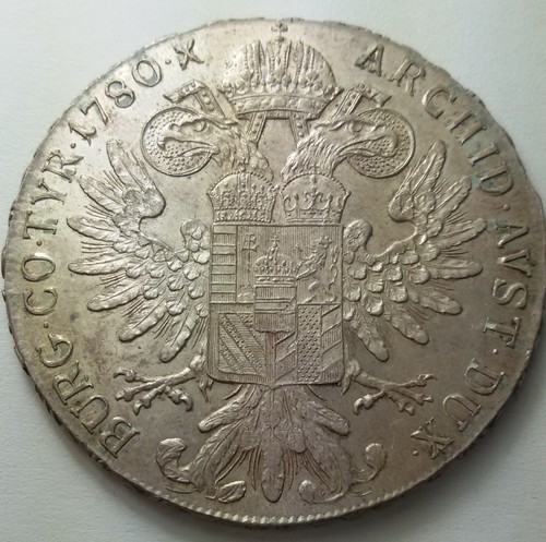 Austria tallero 1780 - 1,