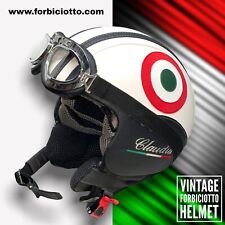 Casco vintage in pelle