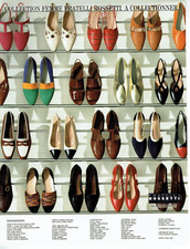 publicité Advertising  1122  1992   chaussures escarpins femme Fratelli Rossetti