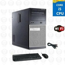Dell Windows 7 64 bit desktop i5 computer PC tower DVDRW 16 GB Ram 1 TB HD