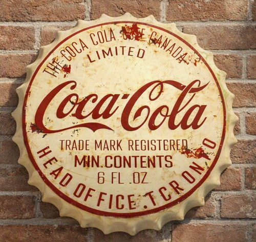 Insegna coca cola vintage - cola,