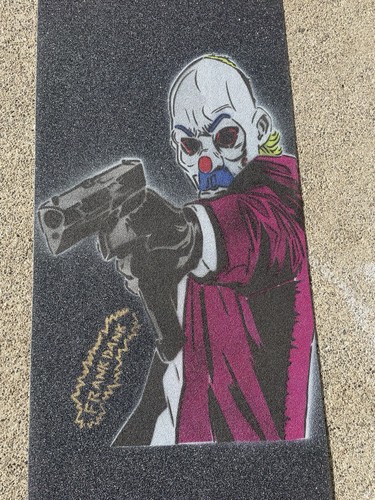 Mob skateboard grip tape - mob, joker