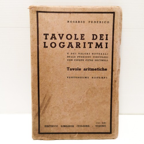 Tavole dei logaritmi - dei, e