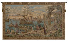 Arazzo italiano porto da