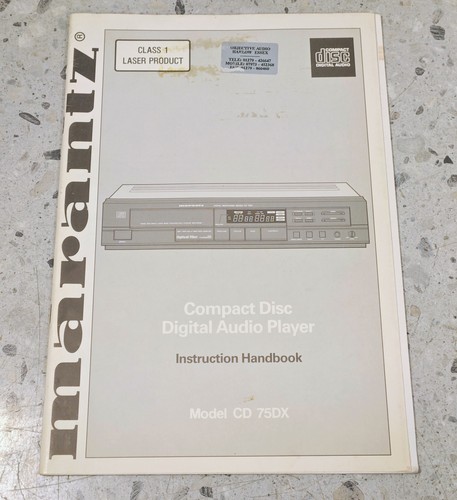 Marantz 75dx lettore cd - marantz, cd-75dx