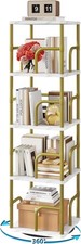 IBUYEK Libreria Girevole a 5 Ripiani - Libreria Verticale per Bambini Girevole
