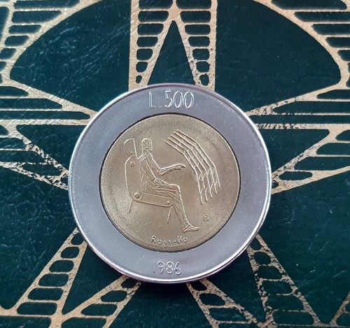 500 lire 1986 - ,