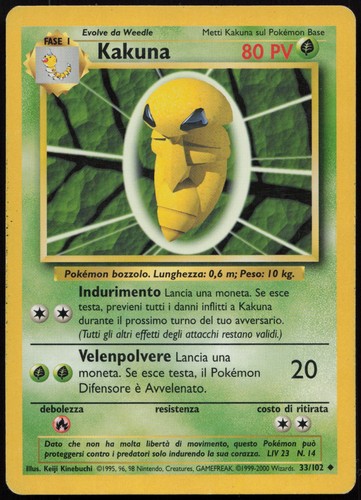 Pokemon tcg kakuna 102 - pokemon,