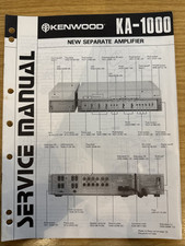 Amplificatore Kenwood manuale