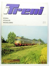 I TRENI OGGI N.89 GEN 1989 STORIA ATTUALITA' MODELLISMO RIVISTA ITALIANA 72825