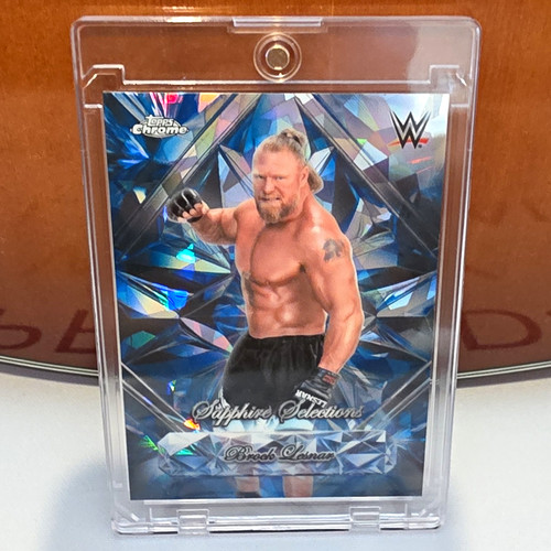 Wwe topps chrome sapphire - topps,