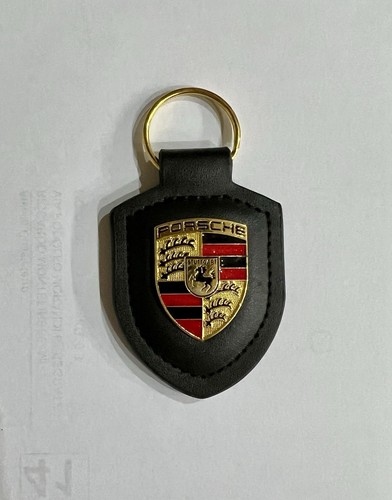 Portachiavi nero nuovo porsche - portachiavi,