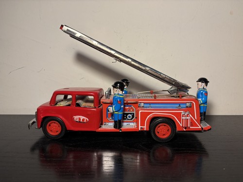 Camion dei pompieri epoca - pompieri, d'epoca