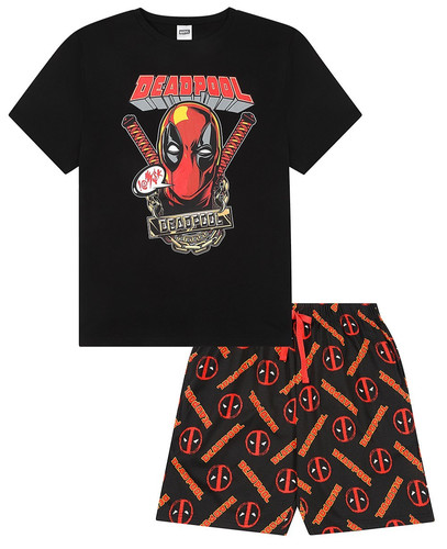 Pigiama corto uomo deadpool - uomo,