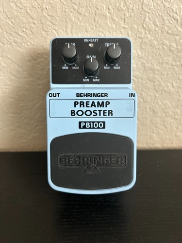 Behringer pb100 preamp booster - behringer,