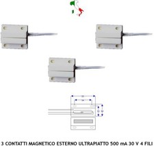 3 CONTATTI MAGNETICI MICRO