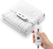 Coprimaterasso Termico Scaldaletto Singolo 150X80 Cm, Coperta Termica Elettrica 