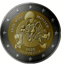 2025 Slovenia/Slovenia 2 € Euro Miki modello" VVK/Prevendita