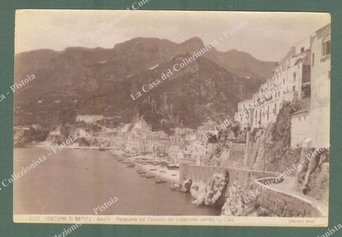 Amalfi circa 1880 - amalfi., panorama
