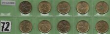 @lotto 10 monete 20 lire italia repubblica del 1972