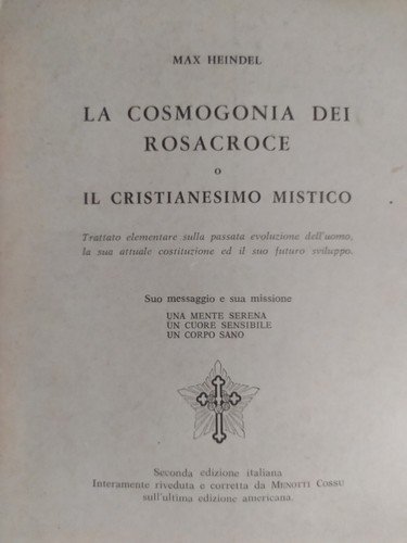 Cosmogonia dei rosacroce - la,