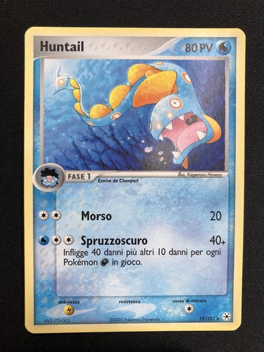Pokemon huntail 101 ex - pokemon, 19/101