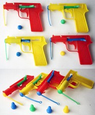 4x PISTOLE GOMMATE VINTAGE