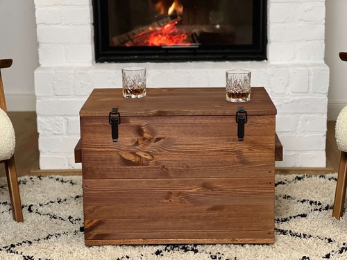 Cassapanca tavolino legno
