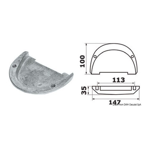 Osculati anodo magnesio omc - osculati,