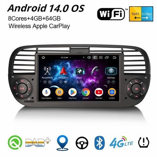 Android fiat 500 - 500, dab+