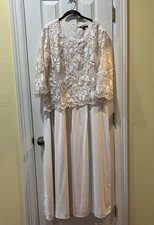 Maxi Abito Ricamato Pizzo