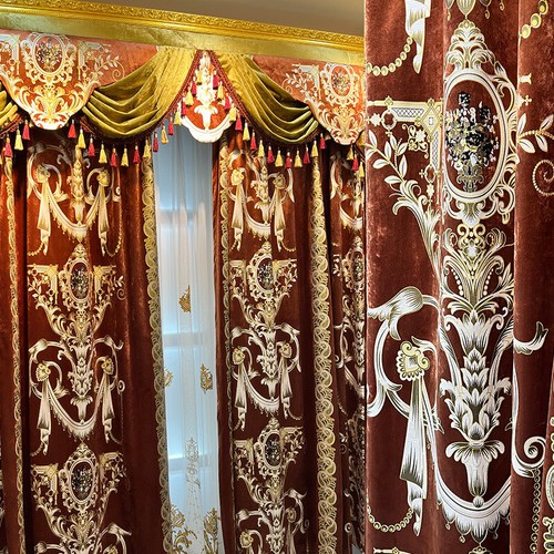 Tenda oscurante tessuto rosso
