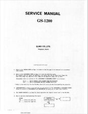 Manuale tecnico Elmo GS1200 PDF Service MANUAL 