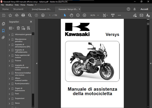 Manuale officina kawasaki - officina,