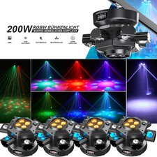4x LED fascio laser strobo