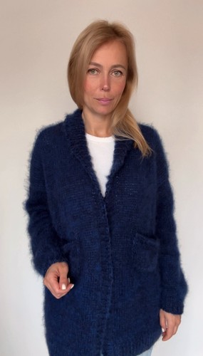 Cardigan mohair collo - in,