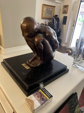 RARA SCULTURA IN BRONZO IL PENSATORE