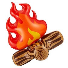  Fiamma Finta Fuoco Da Campeggio Decorazione Gonfiabile Campo Falò Gonfiabili