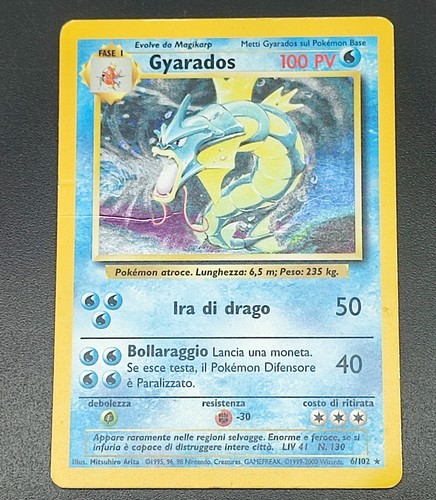 Pokemon gyarados holo - -,