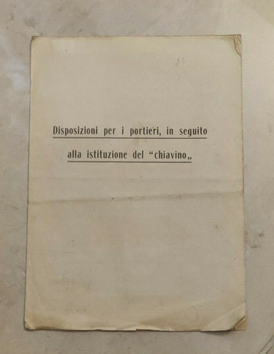 Disposizioni per portieri in - portieri,