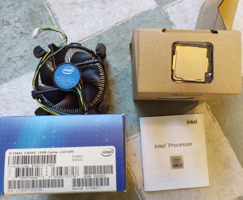 Cpu intel core 10400 - core, i5-10400