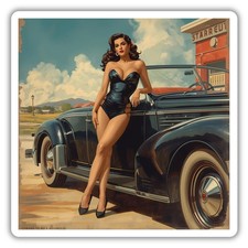 Pin Up Girl Adesivo Vinile