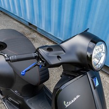 Coperchio foro specchio fresato CNC alluminio nero per Vespa GTS 300 GTS 310 2024-